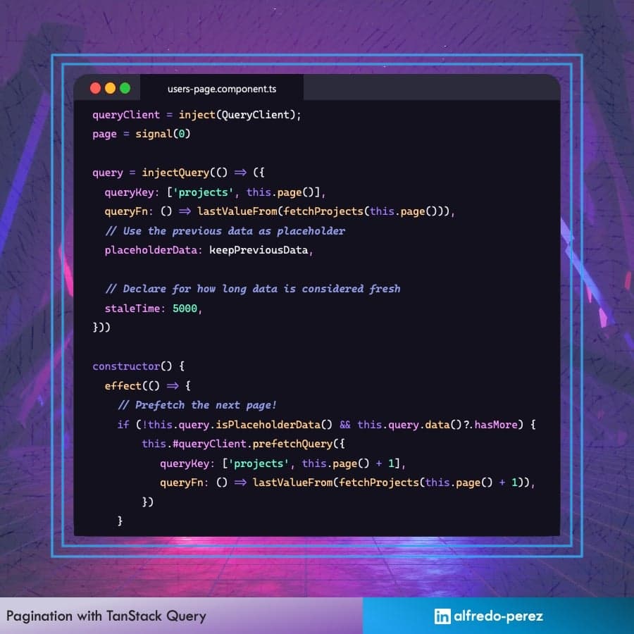 Pagination with TanStack Query