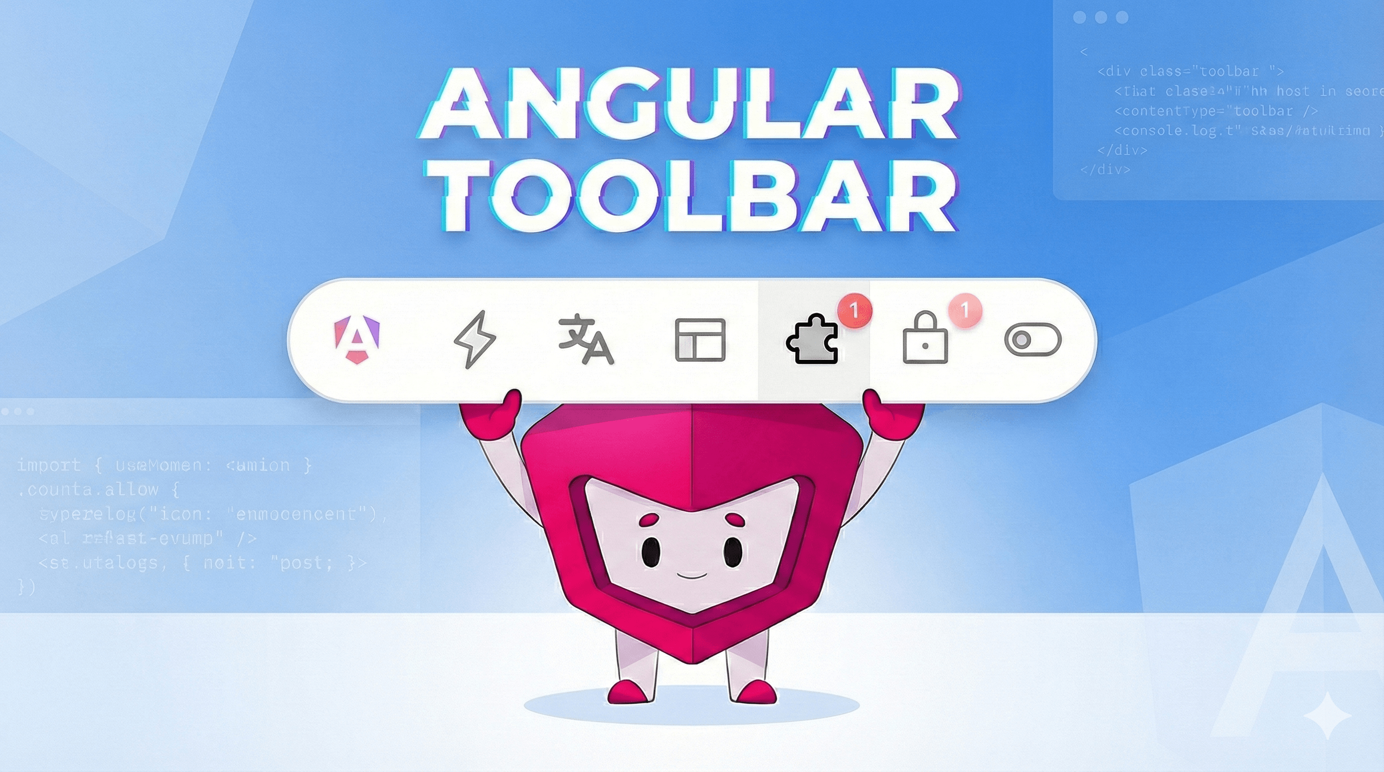 Angular Toolbar hero image