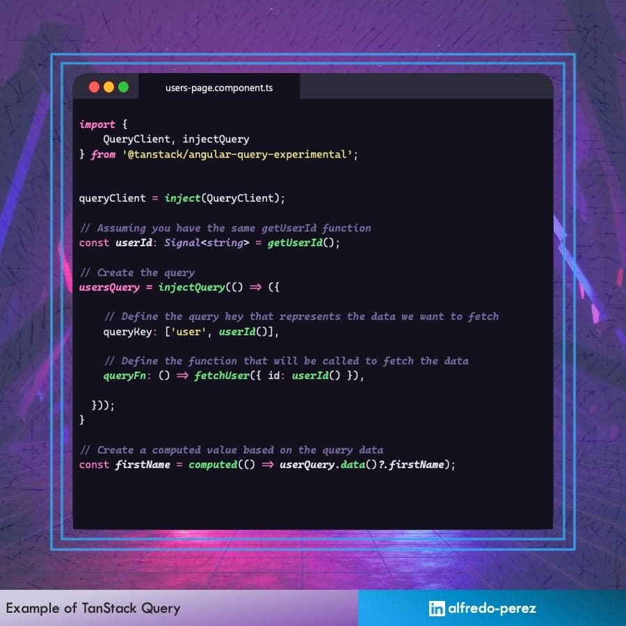 Example of TanStack Query