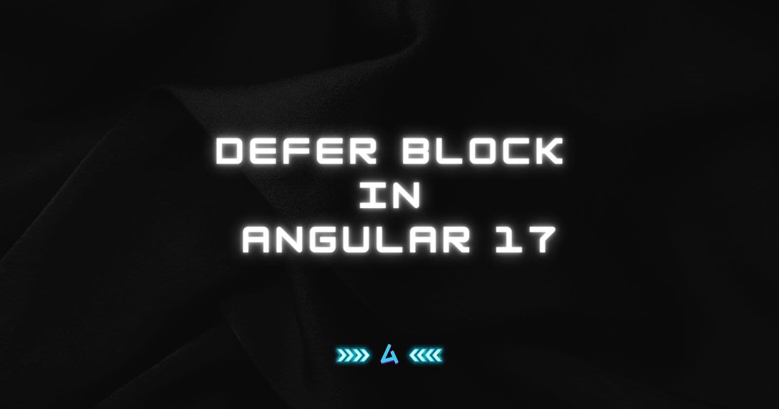 Improve loading times with the @defer block in Angular